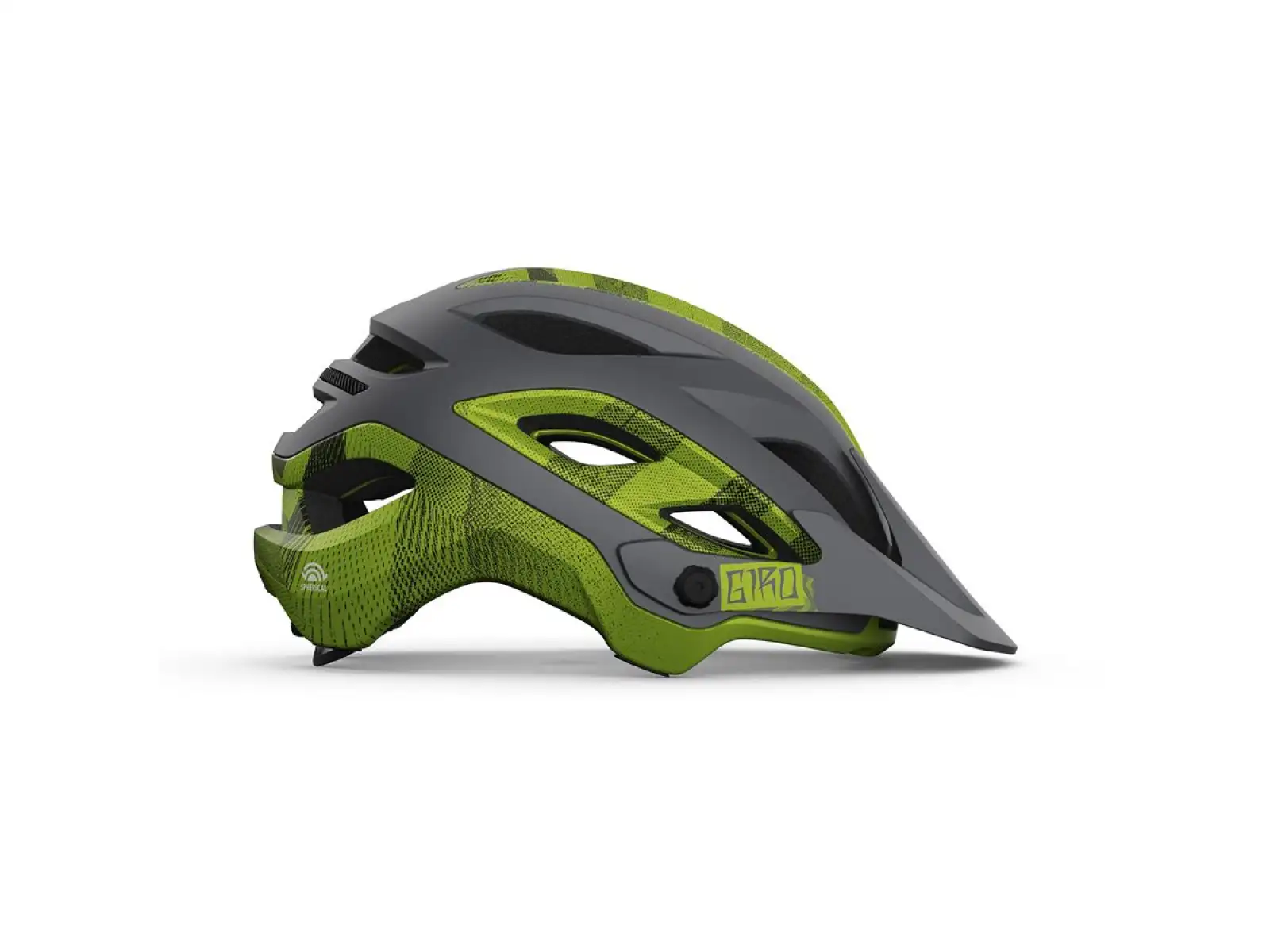 Giro Merit Spherical prilba Mat Metallic Black/Lime