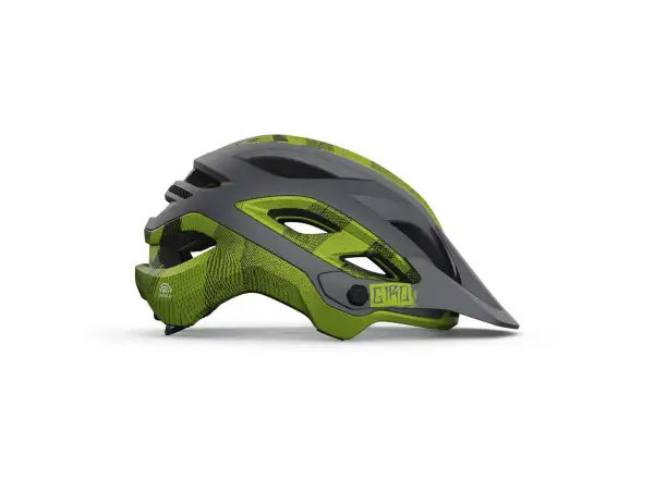 Giro Merit Spherical prilba Mat Metallic Black/Lime