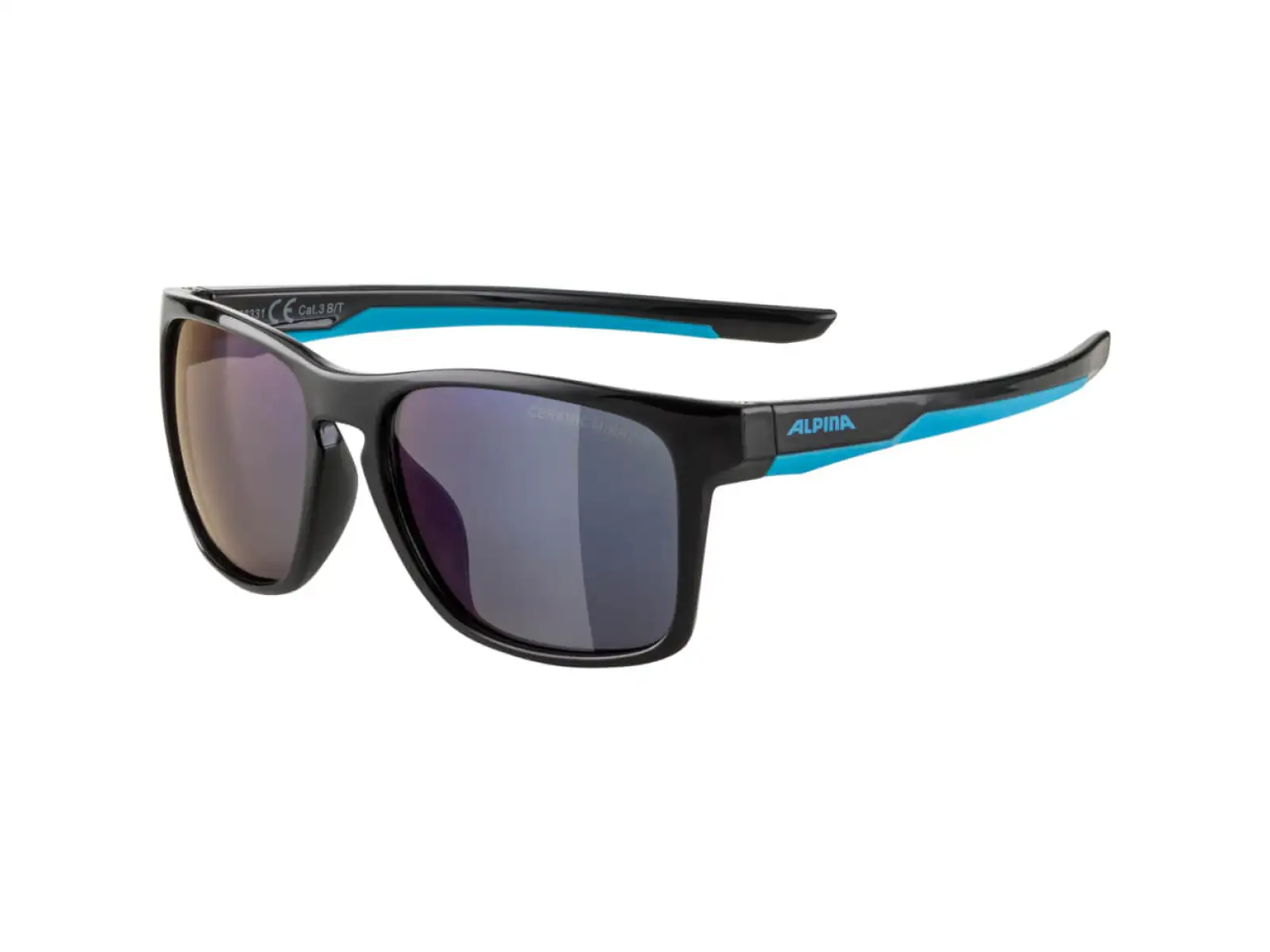 Alpina Flexxy Cool Kids I detské okuliare Black/Cyan
