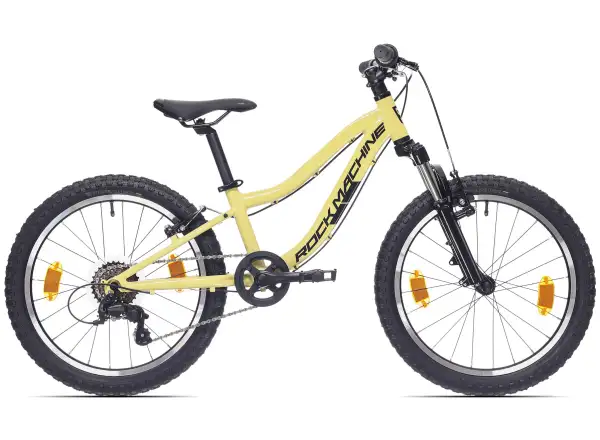 Rock Machine Storm 20 VB detský bicykel Sulfur Yellow