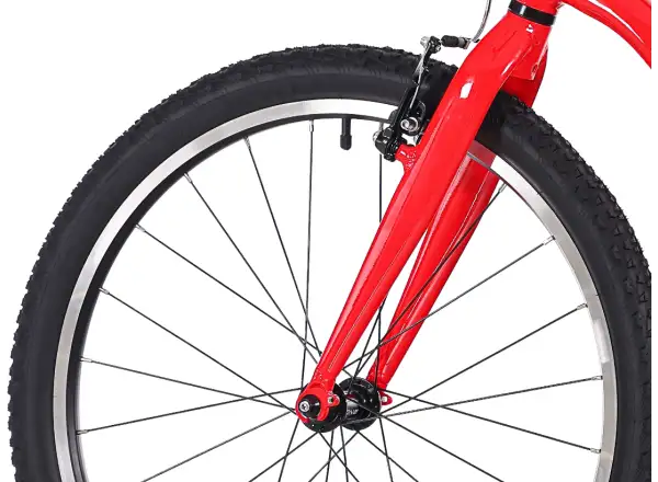 Rock Machine RIFF Jr 24 detský bicykel Gloss Fire Red