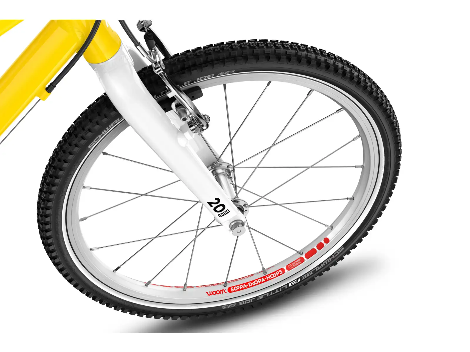 Woom GO 4 detský bicykel 20" Vibrant Yellow