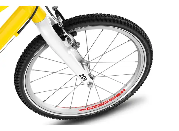 Woom GO 4 detský bicykel 20" Vibrant Yellow