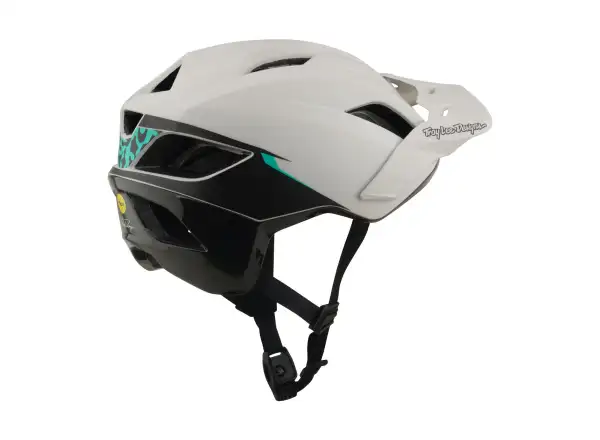 Troy Lee Designs Flowline SE MIPS prilba Stacks Pumice/Real Teal