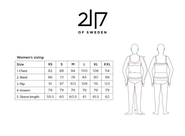 2117 of Sweden Kabo dámske lyžiarske nohavice Black