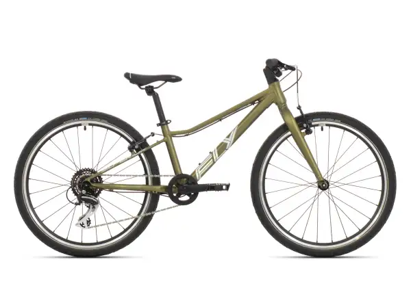 Superior F.L.Y. 24 VB Matte Olive Metallic/Hologram Chrome Detský horský bicykel