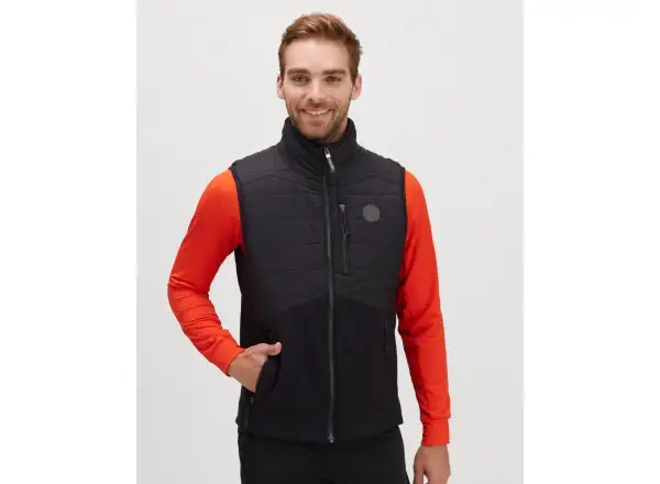 Silvini Grotte pánska zateplená vesta black/cloud