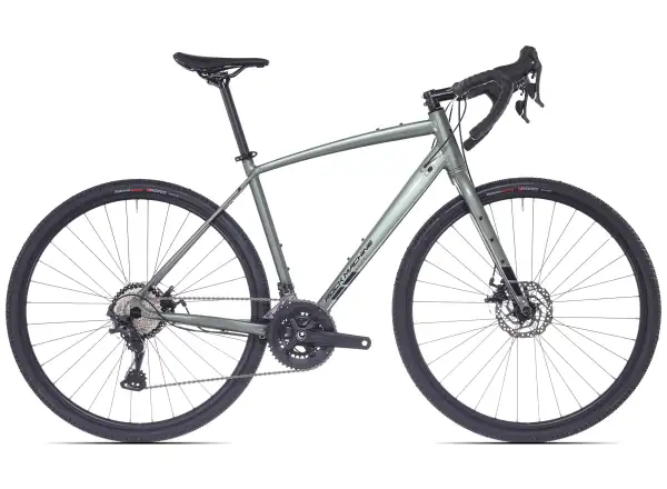 Rock Machine Lukk 40 gravel bicykel Gloss Granite Green