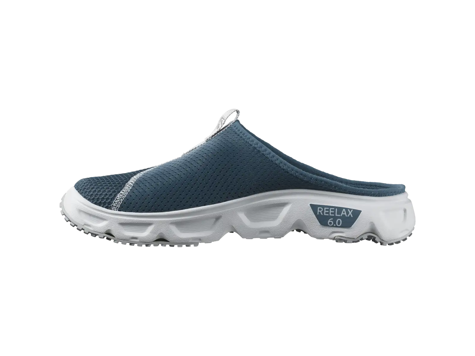 Salomon Reelax Slide 6.0 pánske šľapky Blue Ashes/White/Pearl blue