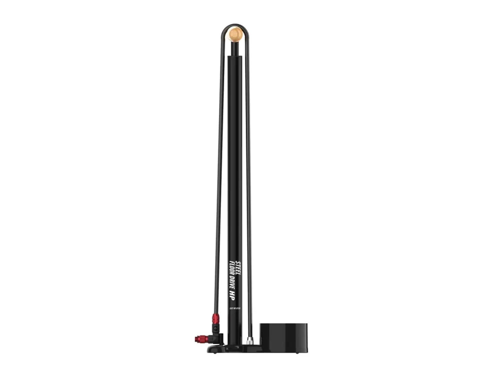 Lezyne Steel Floor Drive 3.5 Pumpa Flat Black