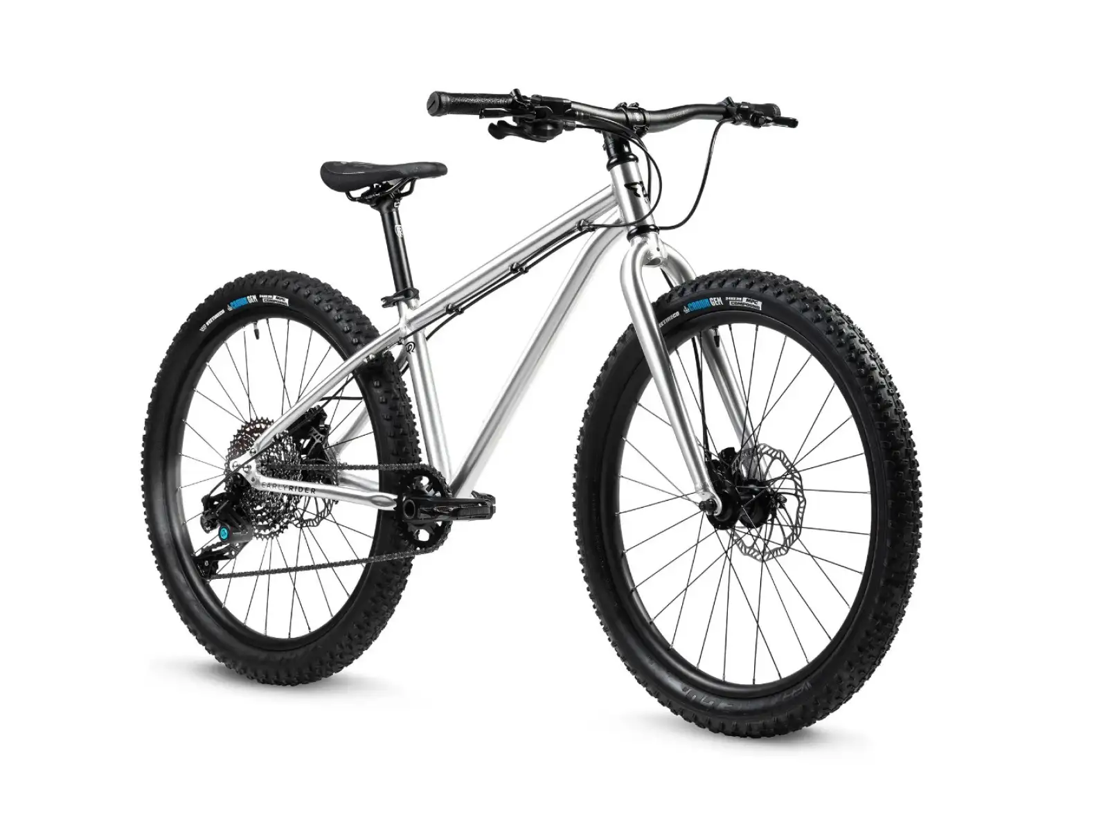 Early Rider Seeker 24 detský bicykel Brushed Aluminium