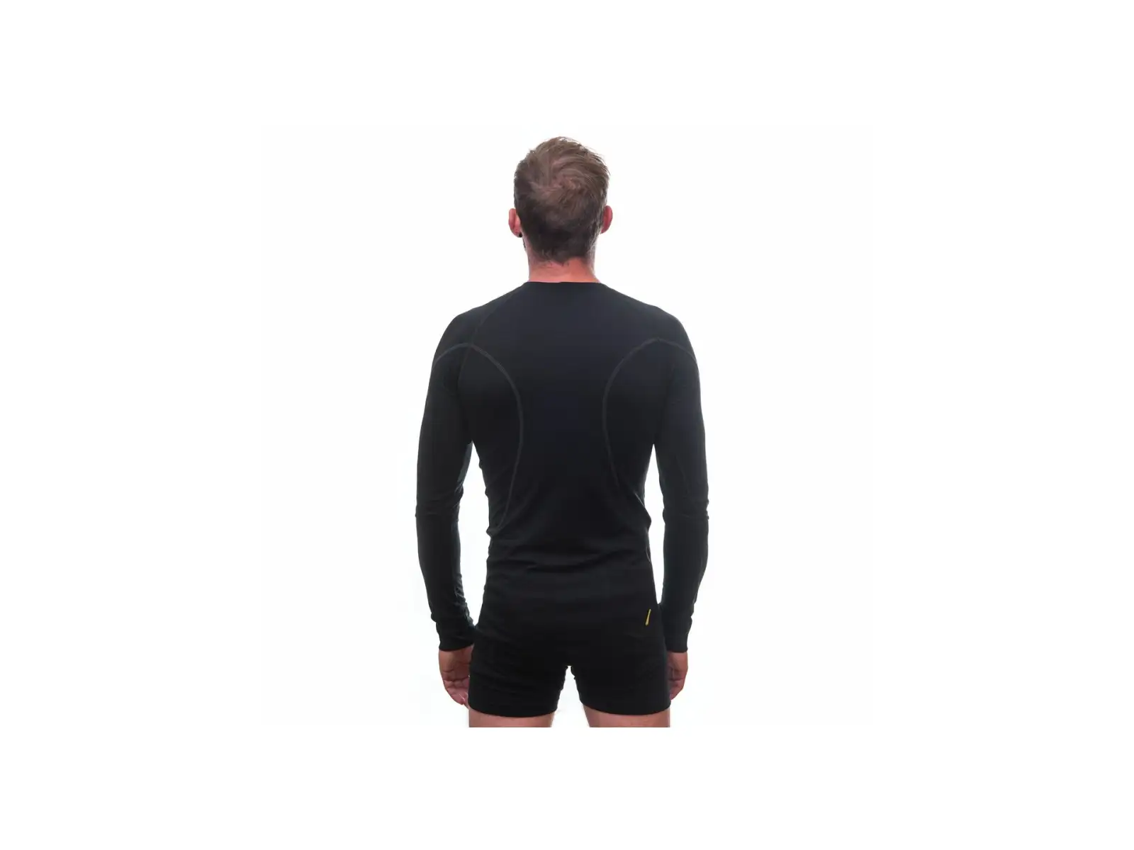 Sensor Merino Active pánske triko dlhý rukáv čierna