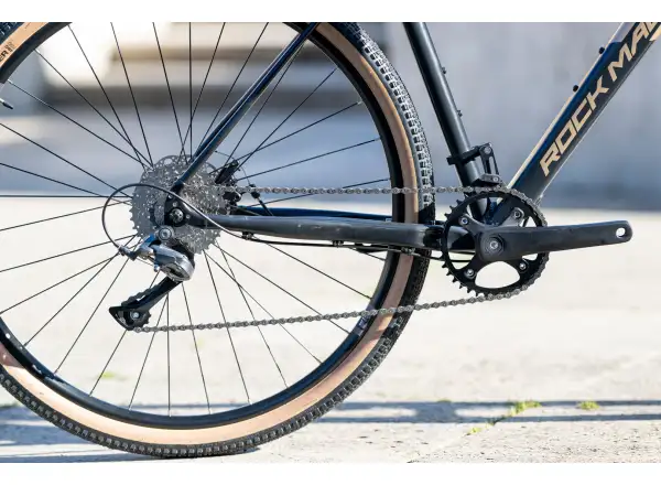 Rock Machine Gravelride 200 gravel kolo Gloss Black/Sand