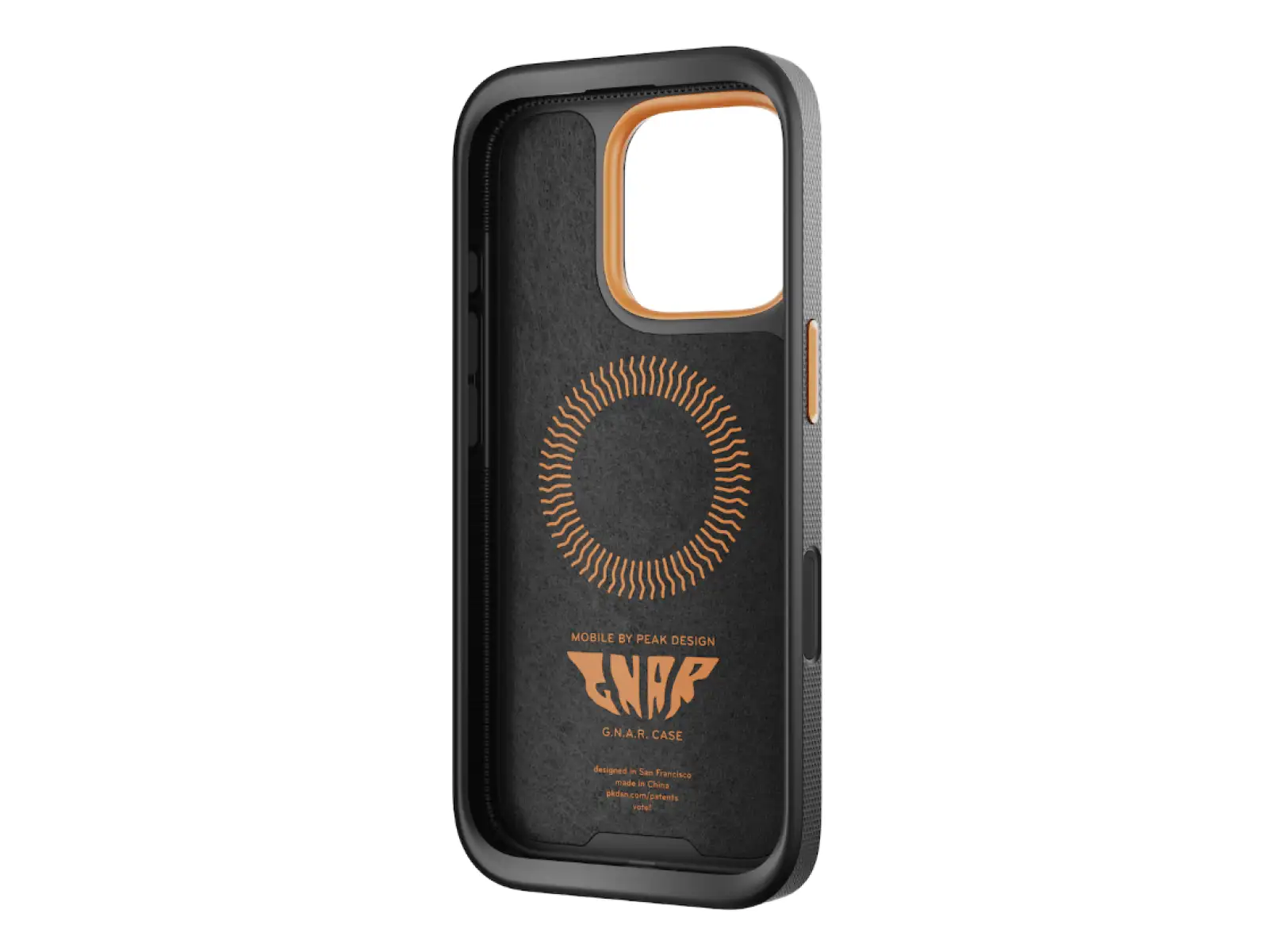 Peak Design G.N.A.R. Case pre iPhone 16 Pro Black