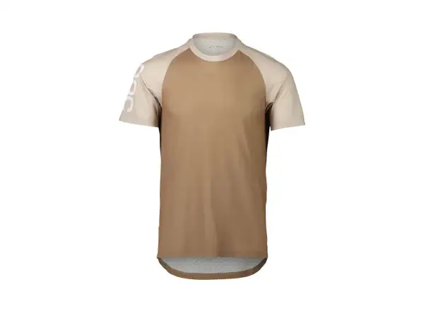 POC MTB Pure pánsky dres s krátkym rukávom Jasper Brown/Lt Sandstone Beige