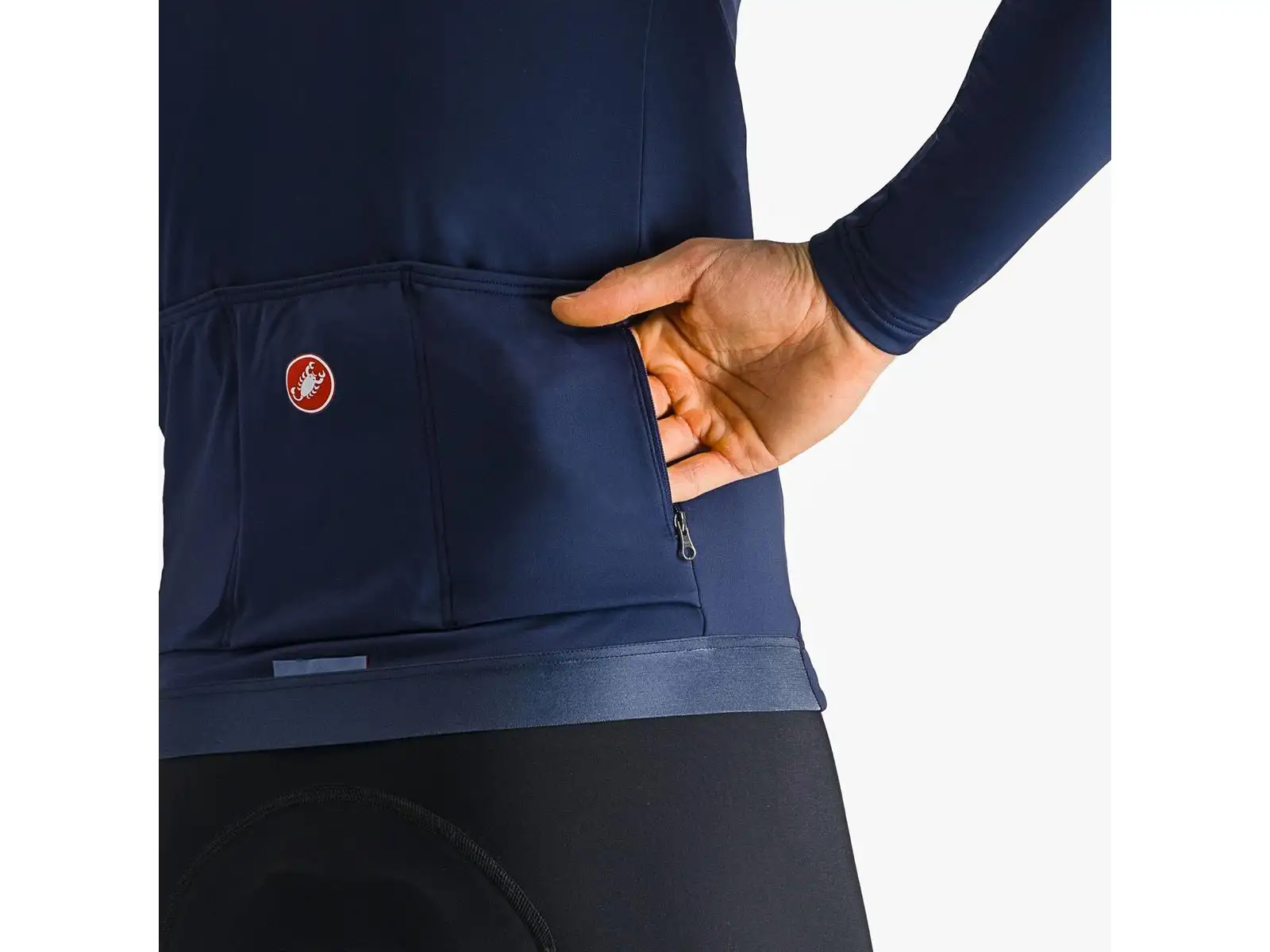 Castelli Espresso Thermal pánsky dres Belgian Blue