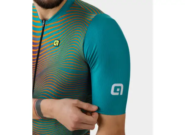 Alé PR-E Onda pánsky dres krátky rukáv Emerald Green