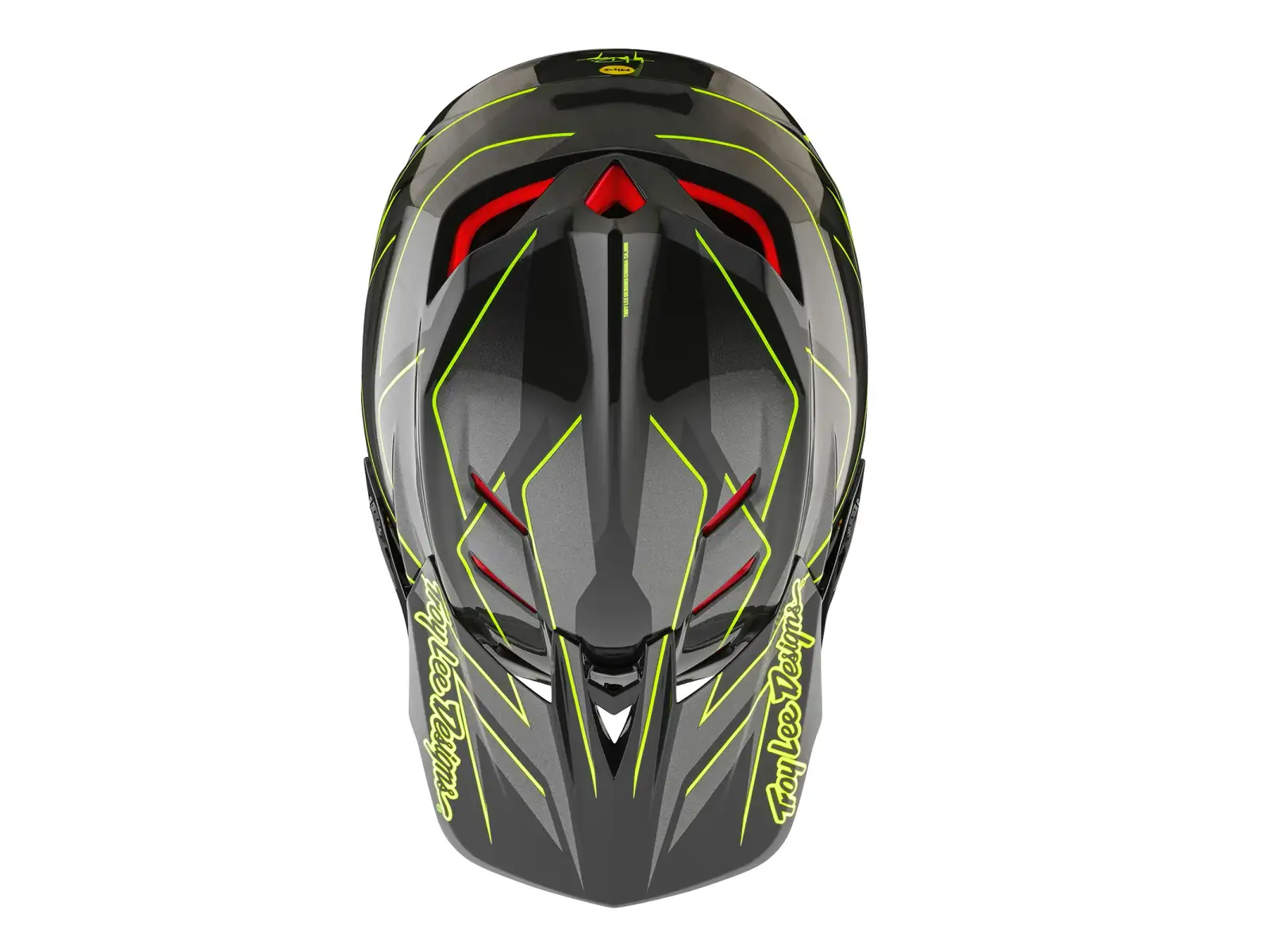 Troy Lee Designs D4 Composite Ghostwing prilba Gray
