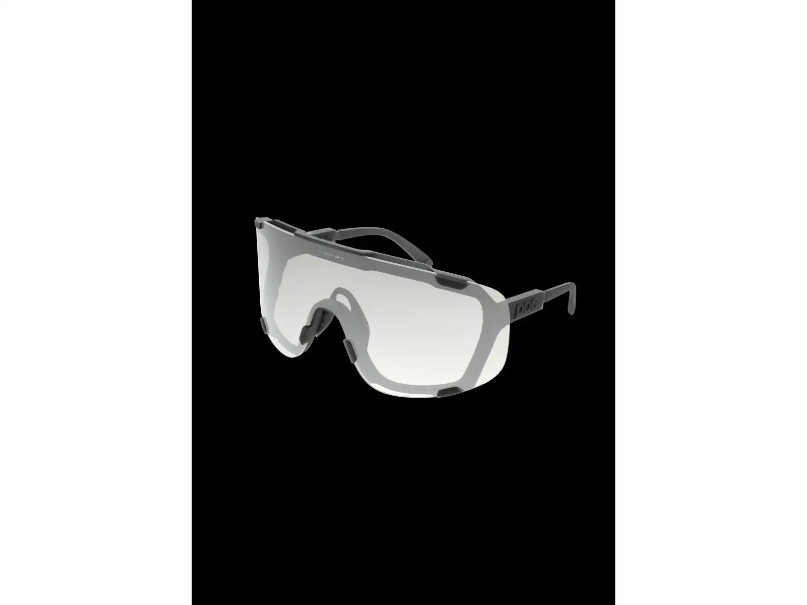 POC Devour WF Photochromic slnečné okuliare Translucent Black/Clarity Photochromic/Changeable Grey