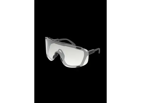 POC Devour WF Photochromic slnečné okuliare Translucent Black/Clarity Photochromic/Changeable Grey