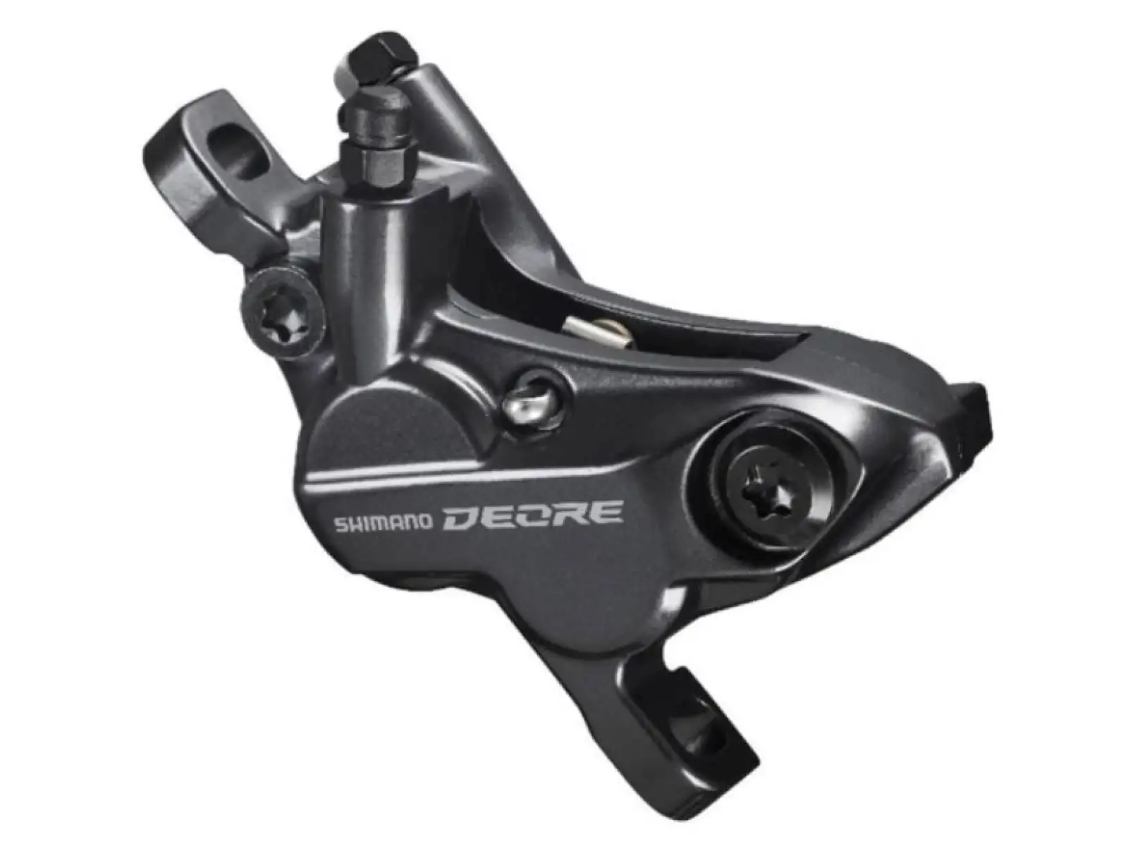 Shimano Deore BR-M6120 brzdový strmeň predný/zadný - doštičky D03S Resin