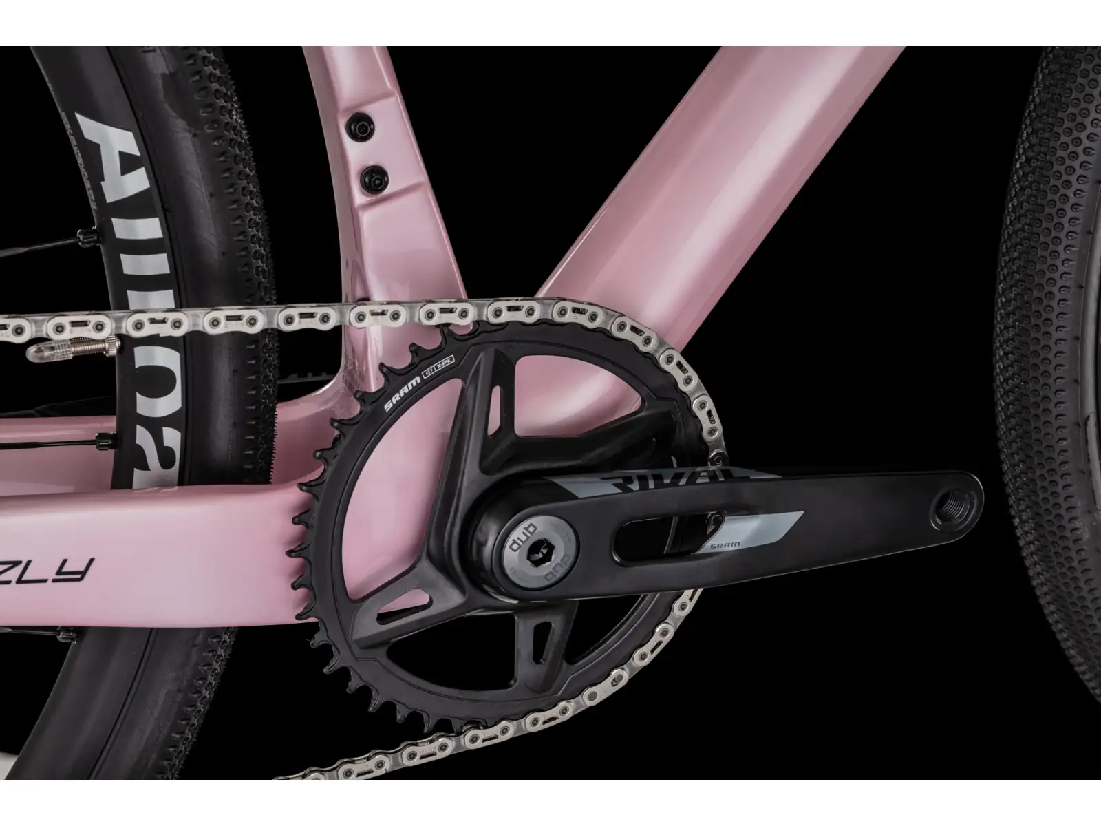 4Ever Grizzly AXS gravel bicykel Coral/Black