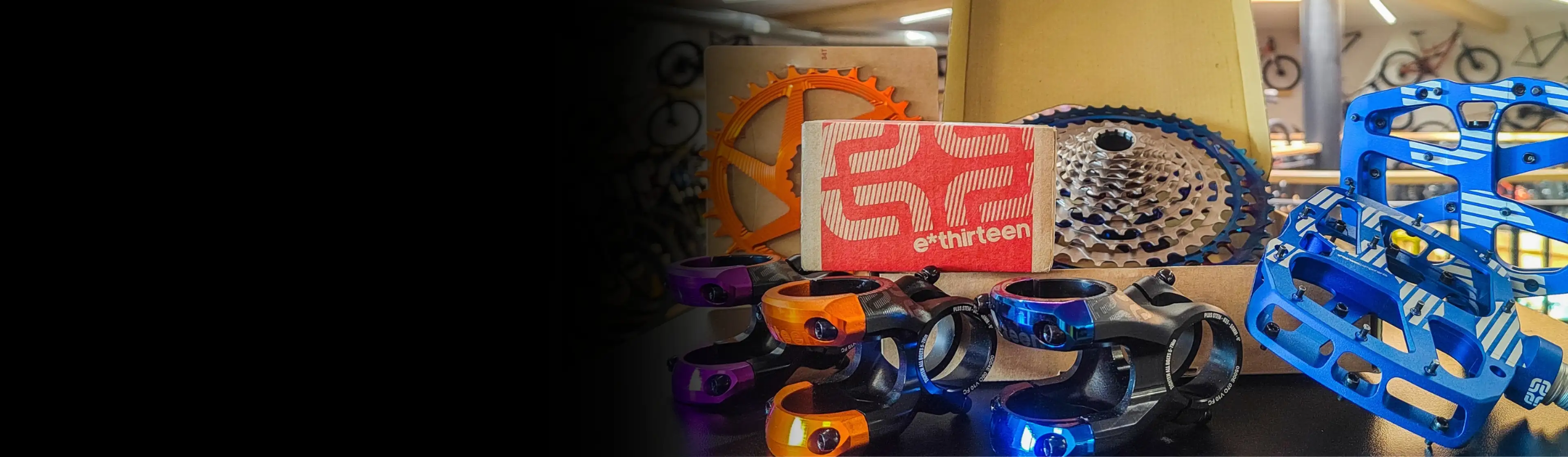 Farebné komponenty na bicykel