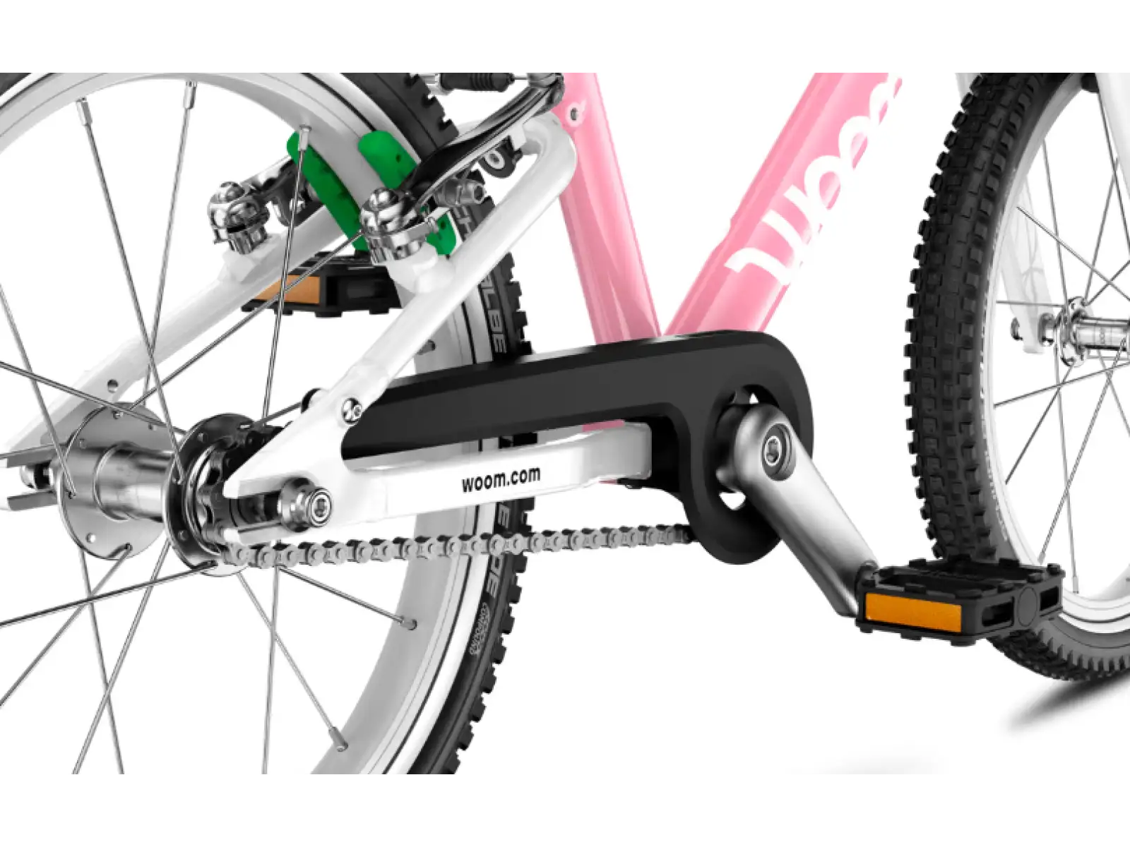 Woom Go 3 detský bicykel 16" Powder Pink