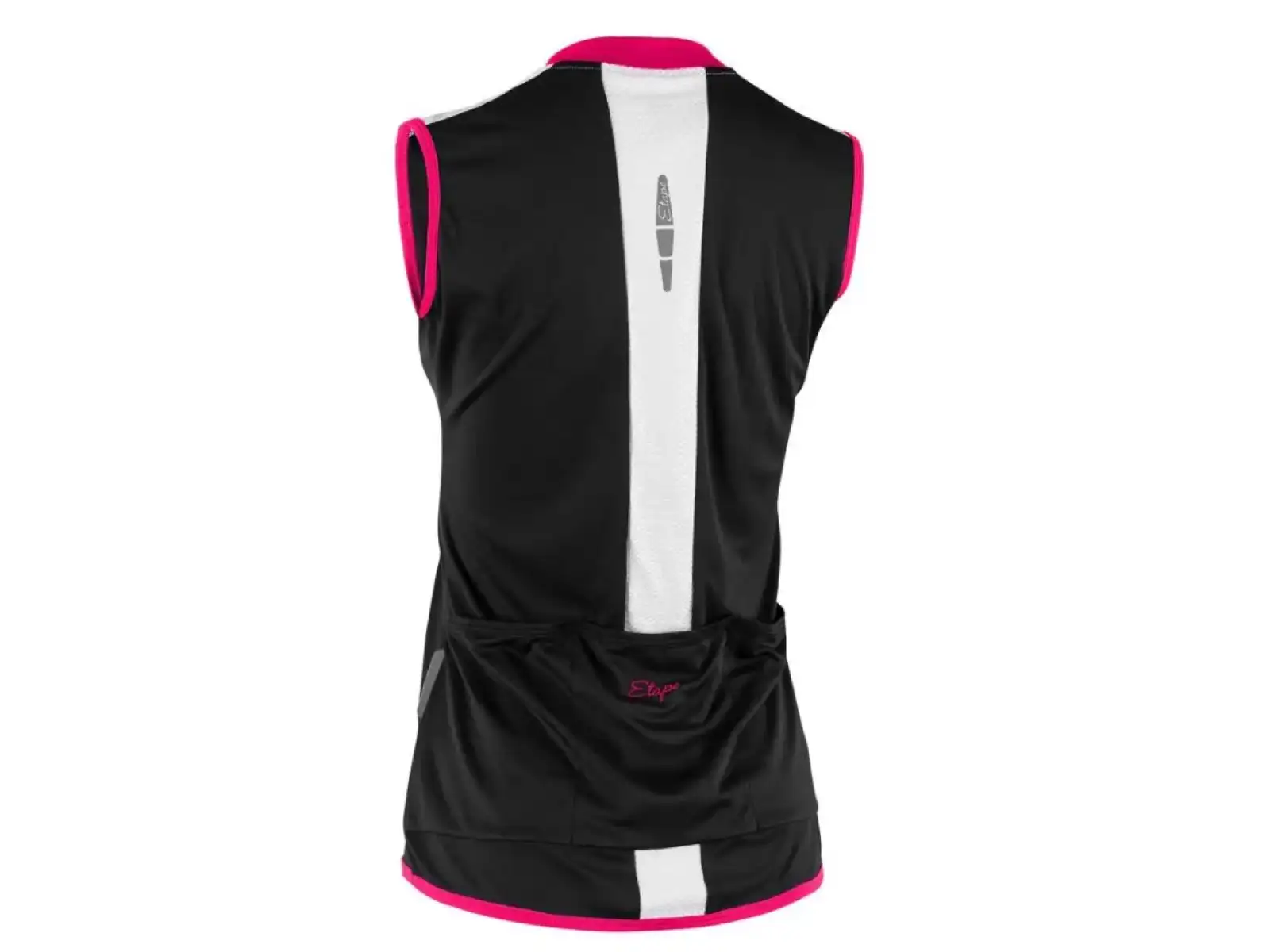 Etape Pretty dámsky dres bez rukávov čierna/ružová