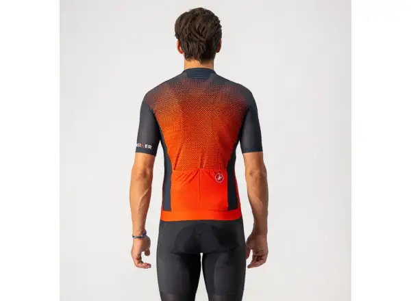 Castelli Insider pánsky dres s krátkym rukávom fiery red/savile blue