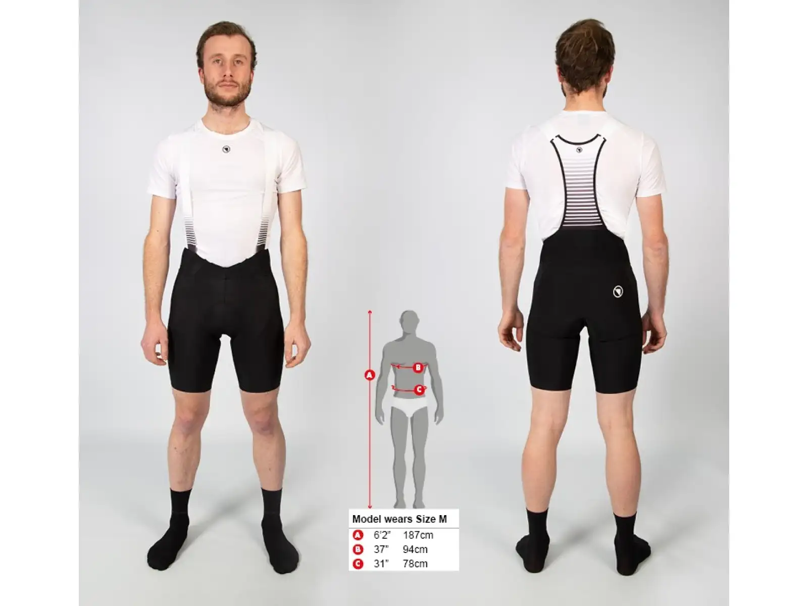 Endura Pro SL nohavice s traky a vložkou N5 black