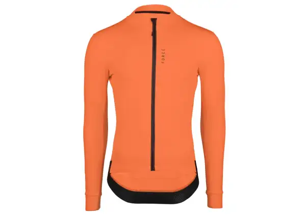 Force Endless cyklistický dres dlhý rukáv oranžová