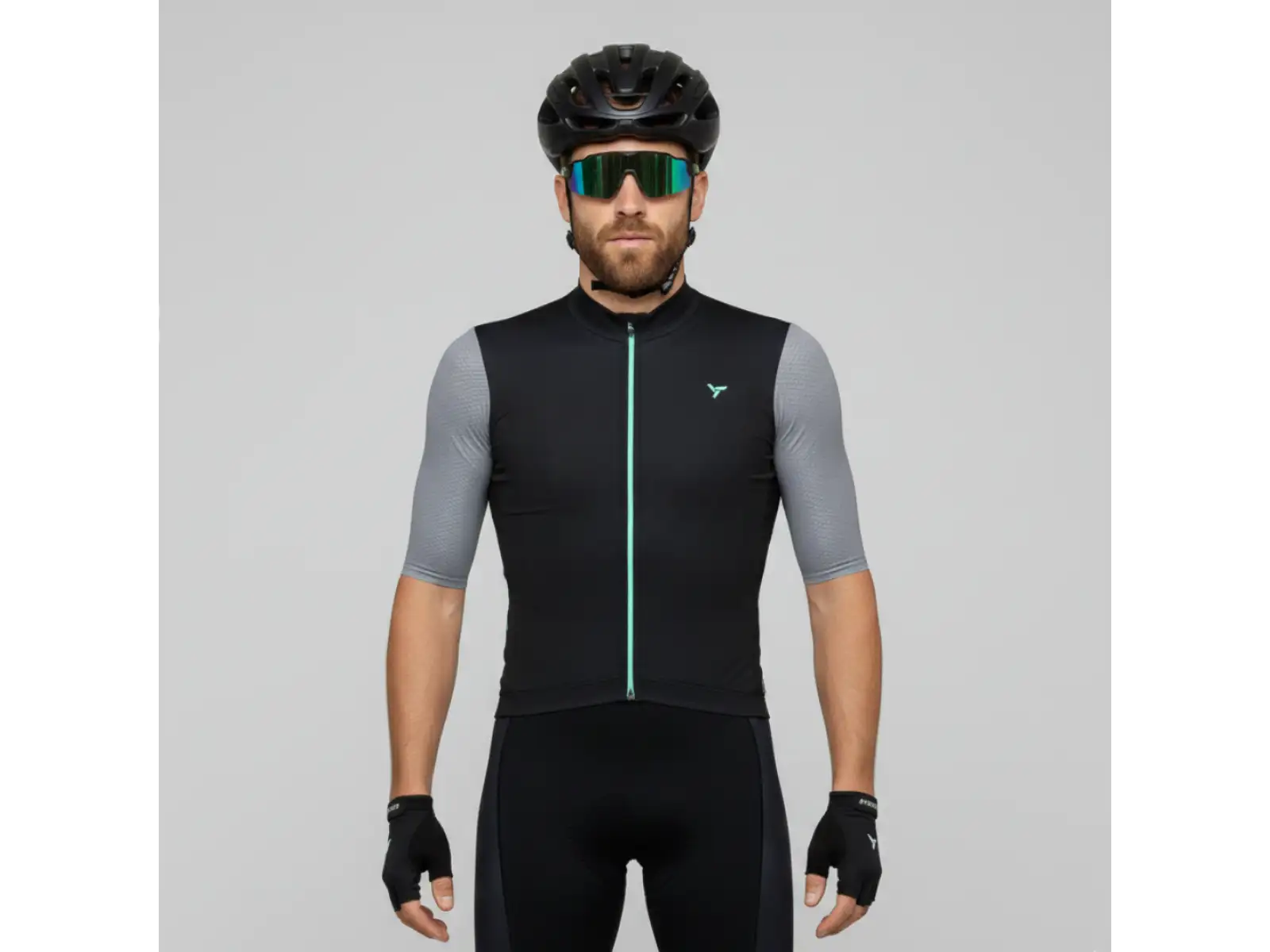 Silvini Auronzo pánsky dres krátky rukáv Black/Ocean