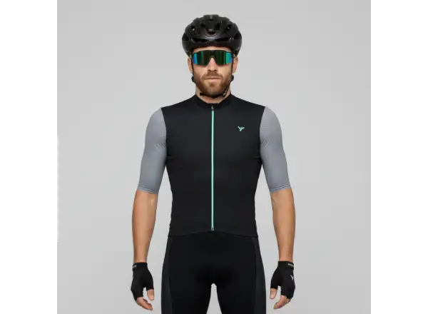 Silvini Auronzo pánsky dres krátky rukáv Black/Ocean