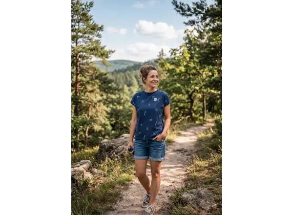 Maloja ViumsM. dámske tričko s krátkym rukávom Midnight Velolove