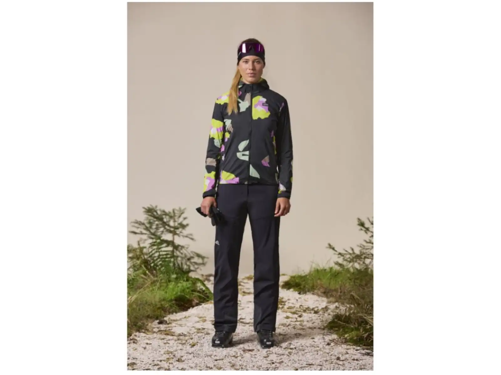 Maloja FjelletM. Printed dámska bunda Deep Black Fieldflower