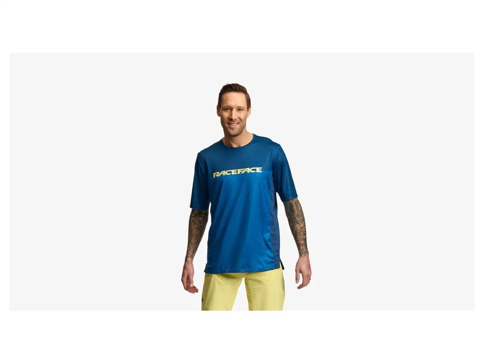Race Face Diffuse pánsky dres s dlhým rukávom navy