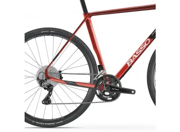 BASSO Palta GRX 800 2x11, Microtech MX25 gravel bicykel Candy red
