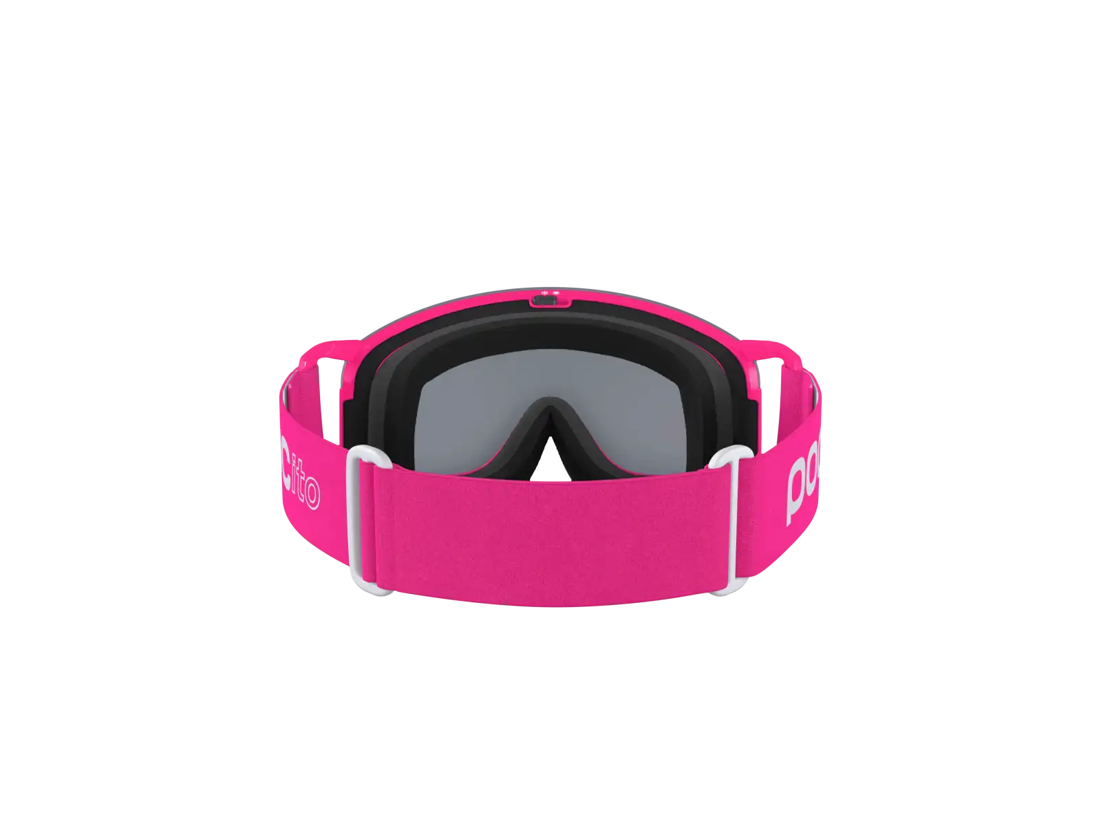 POC POCito Nexal detské lyžiarske okuliare Fluorescent Pink/Partly Sunny Silver