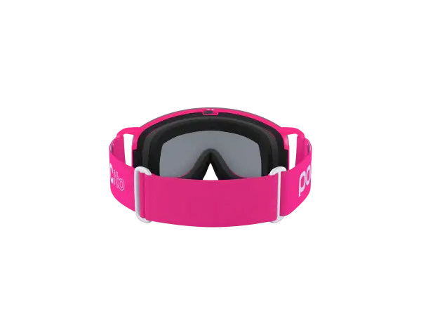 POC POCito Nexal detské lyžiarske okuliare Fluorescent Pink/Partly Sunny Silver