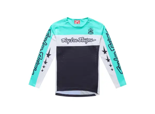 Troy Lee Designs Youth Sprint Pro detský dres dlhý rukáv Yo Moto Carbon