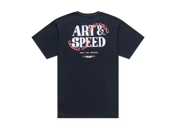 Troy Lee Designs Pink Slips pánske tričko krátky rukáv Black