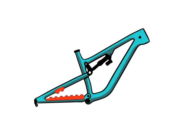Ridewrap VHSV-3 Chain Sound Dampener ochrana zadnej stavby