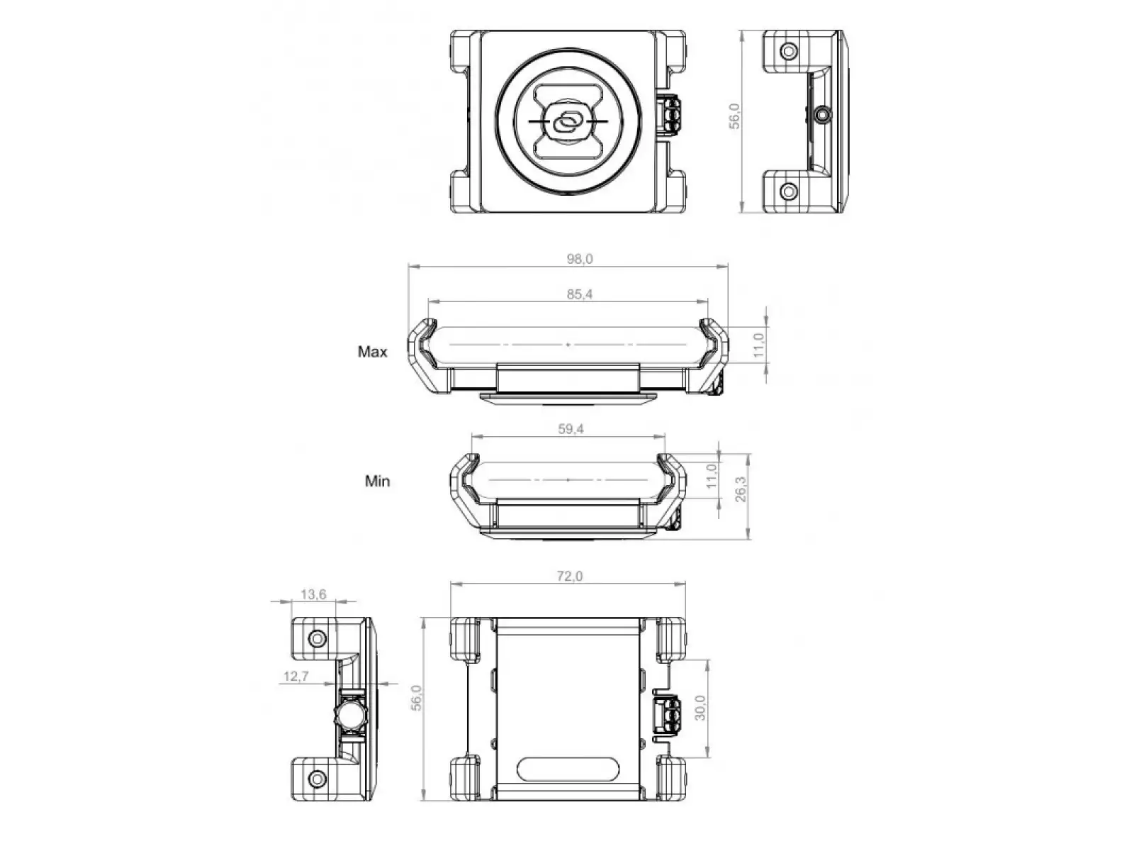 Univerzálny držiak smartfónu SP Connect Phone Clamp