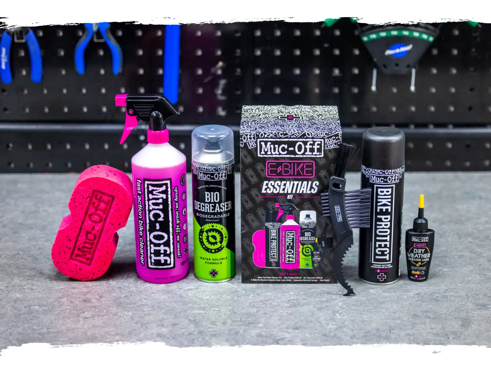 Muc-Off E-Bike Essentials Kit umývacia sada pre elektrobicykle