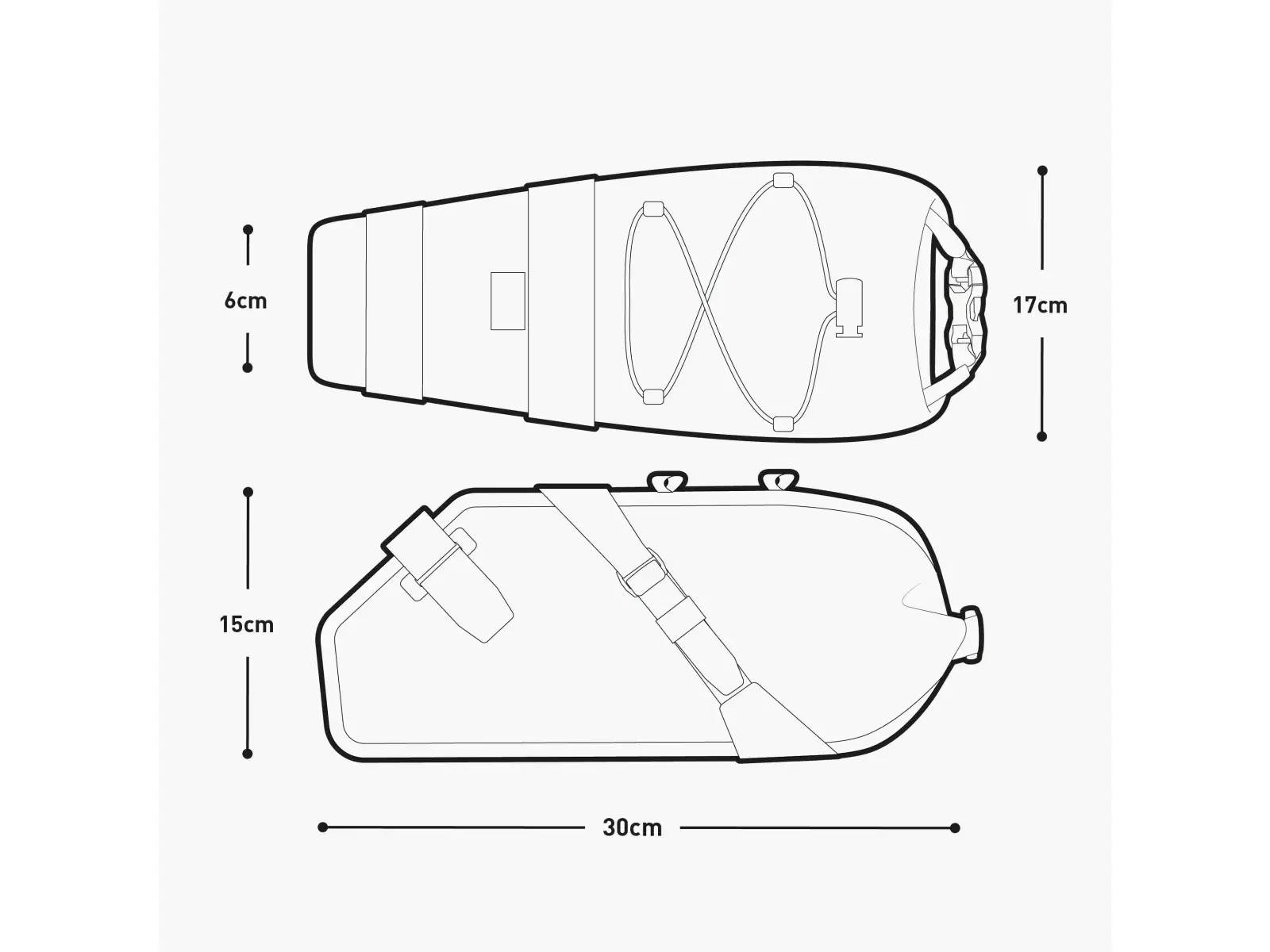 Evoc Seat Pack Ultra WP 4 podsedlová brašna Black