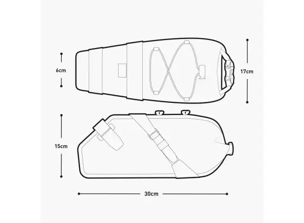 Evoc Seat Pack Ultra WP 4 podsedlová brašna Black
