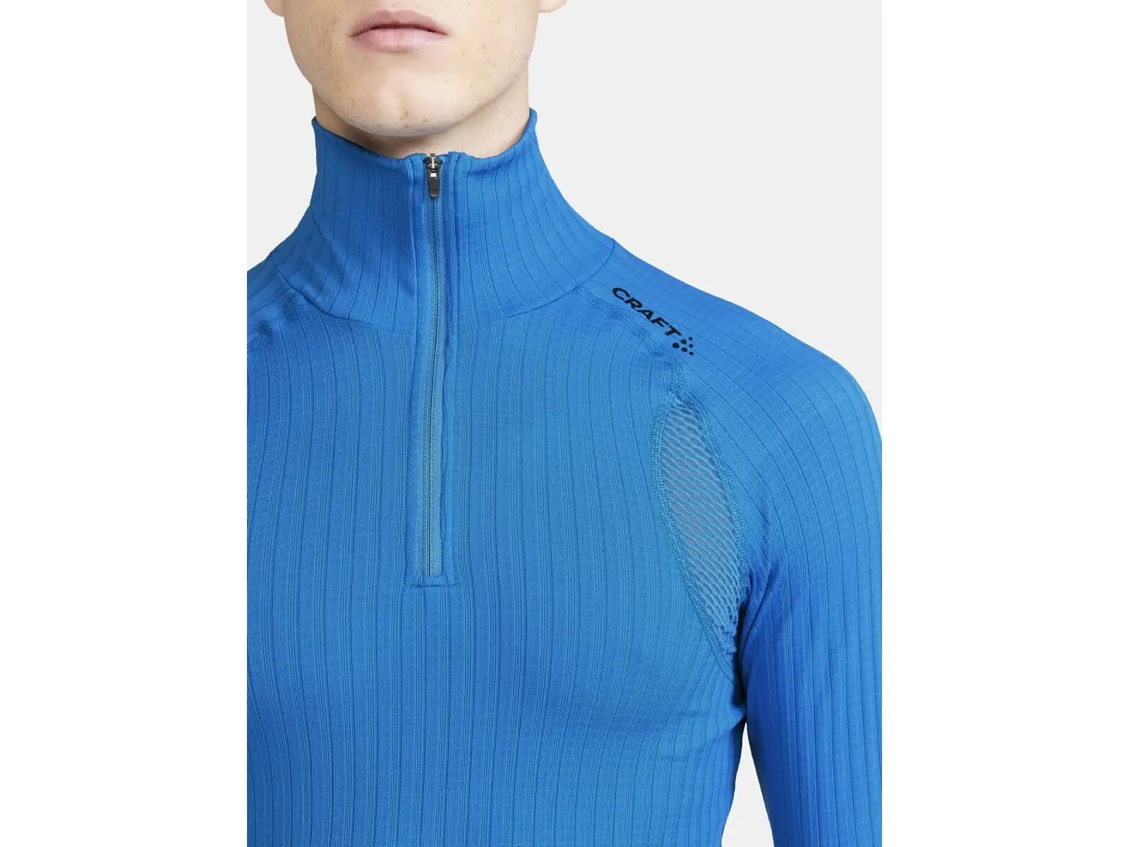 Craft Active Extreme X Zip pánske triko dlhý rukáv modrá