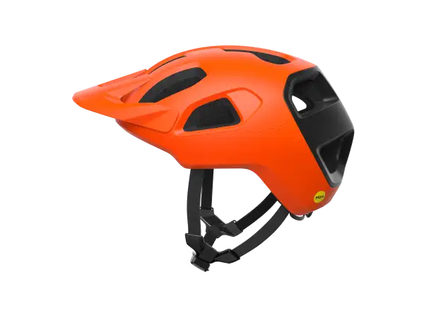 POC Cularis prilba Fluorescent Orange Matt/Uranium Black Matt