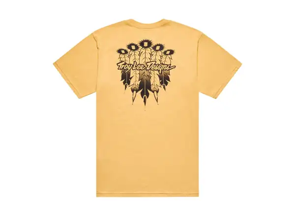 Troy Lee Designs Feather pánske tričko krátky rukáv Bleached melon